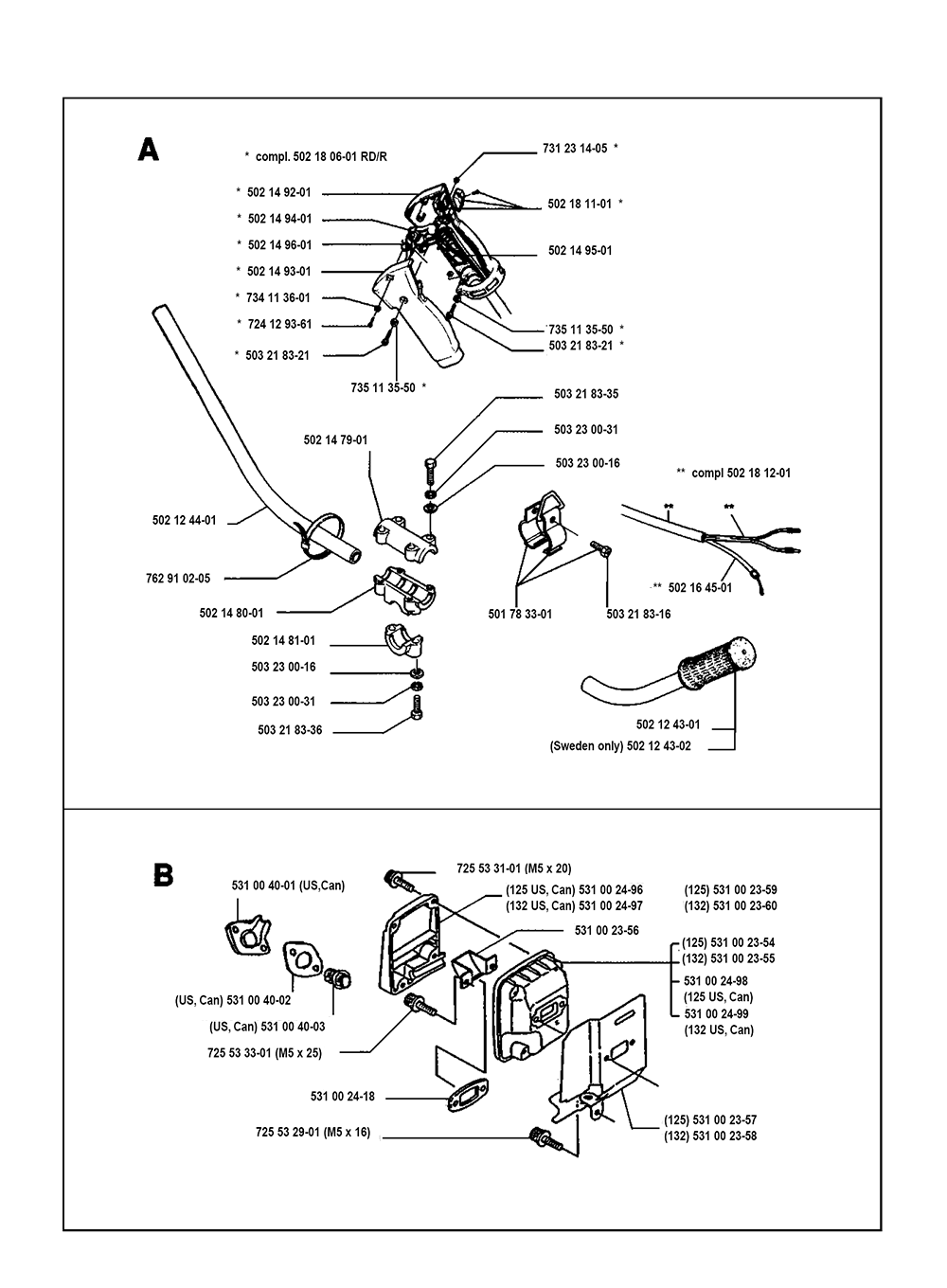 Husqvarna 125l Parts Diagram - General Wiring Diagram